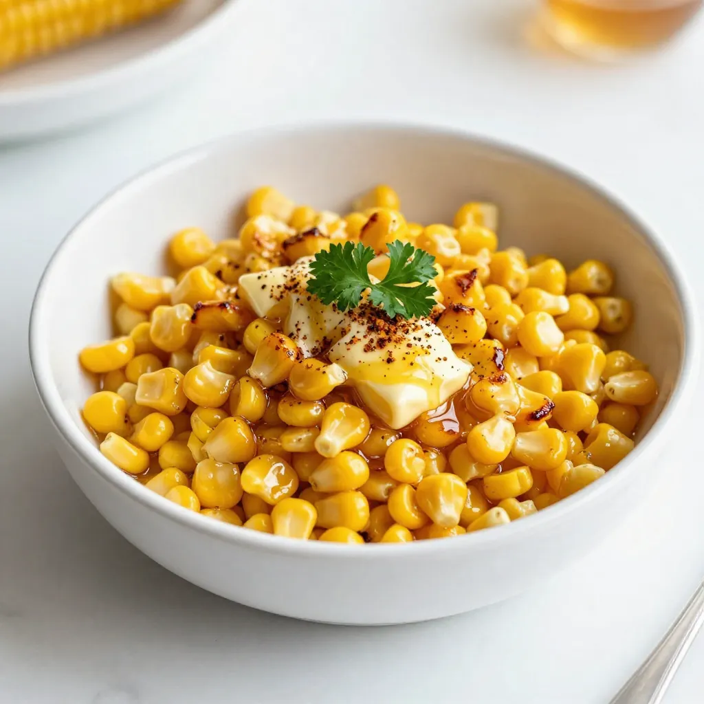 Honey Butter Skillet Corn Tasty Side Dish Recipe