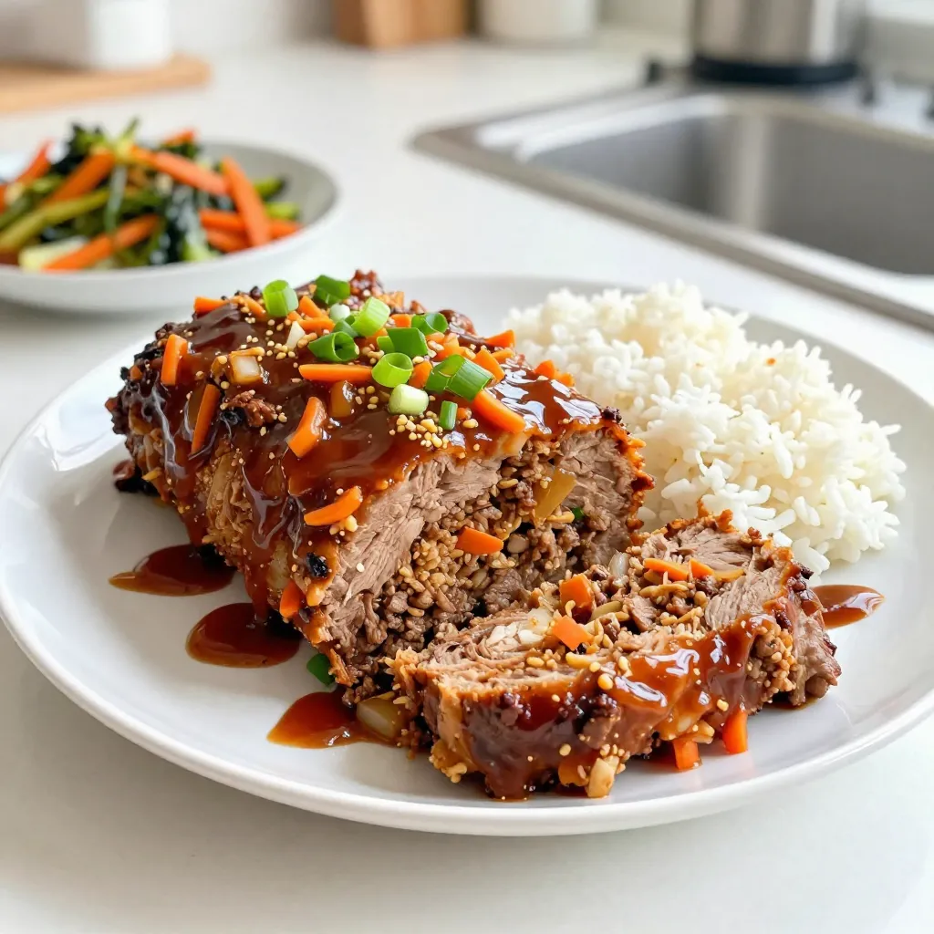 Teriyaki Glazed Meatloaf Savory and Satisfying Meal