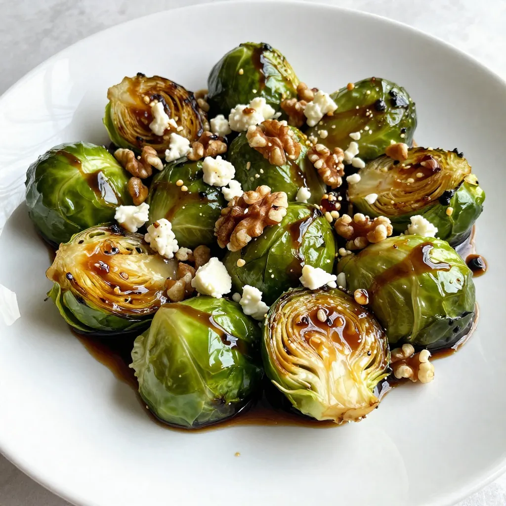 Balsamic Roasted Brussels Sprouts Simple and Tasty Dish