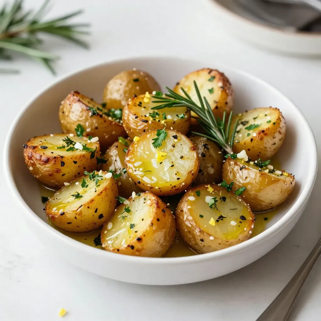 Garlic Herb Roasted Baby Potatoes Crispy Delight