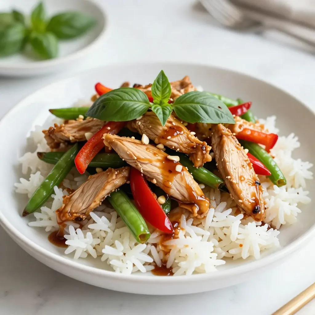 Thai Basil Chicken Flavorful Stir-Fry Recipe