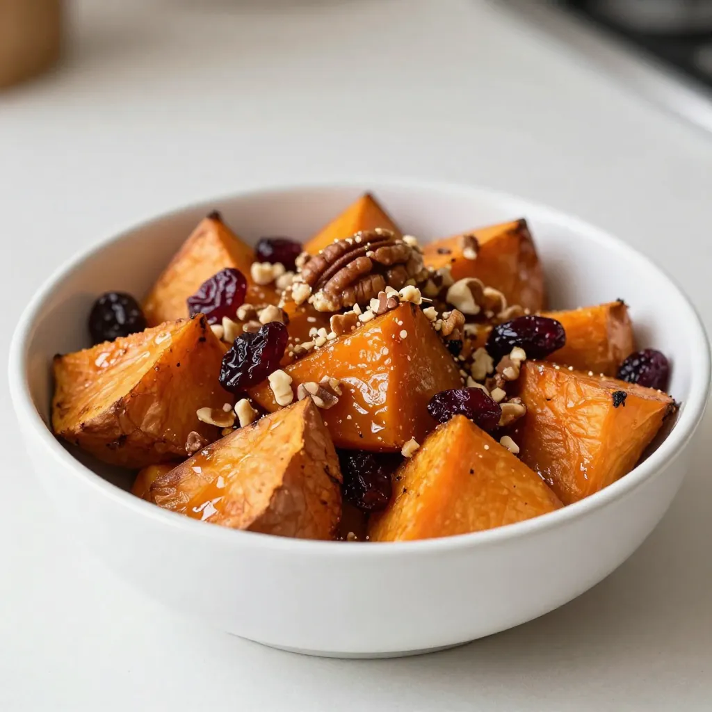 Maple Roasted Sweet Potatoes Delicious and Simple Dish