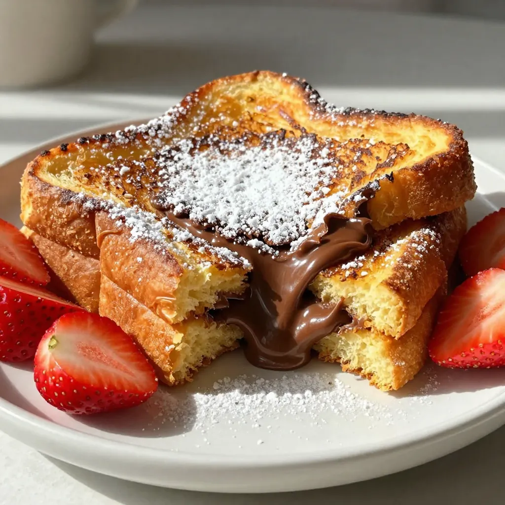 Nutella Stuffed French Toast Irresistible Delight