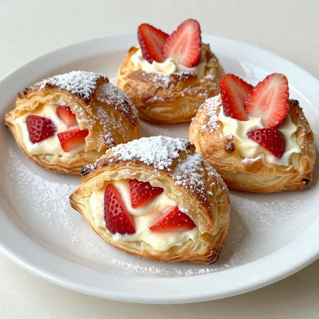 Strawberry Cream Cheese Danish Delightful Easy Recipe