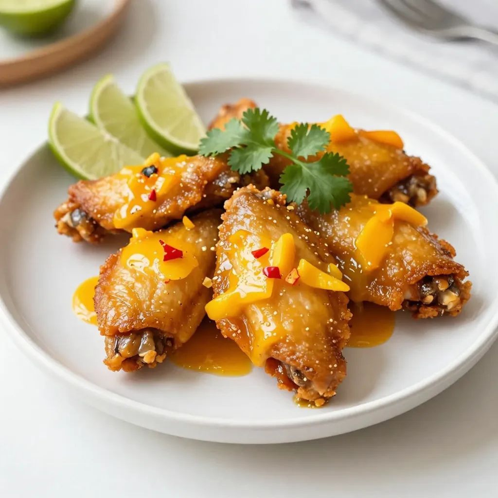 Mango Habanero Chicken Wings Flavorful and Spicy Snack