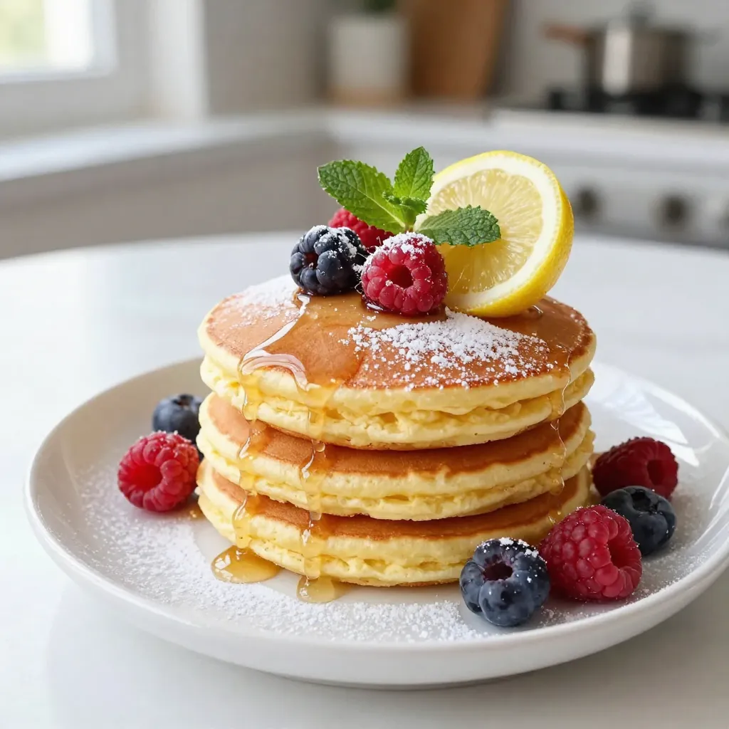 Lemon Ricotta Pancakes Fluffy and Flavorful Treat