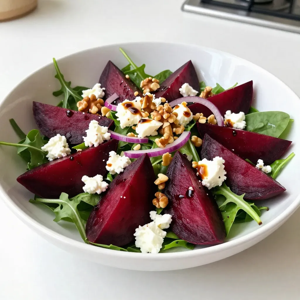 Roasted Beet Goat Cheese Salad Flavorful and Fresh