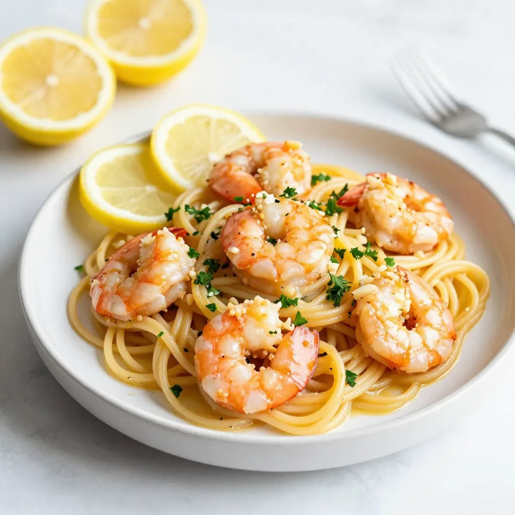 Lemon Garlic Shrimp Scampi Delight in Every Bite
