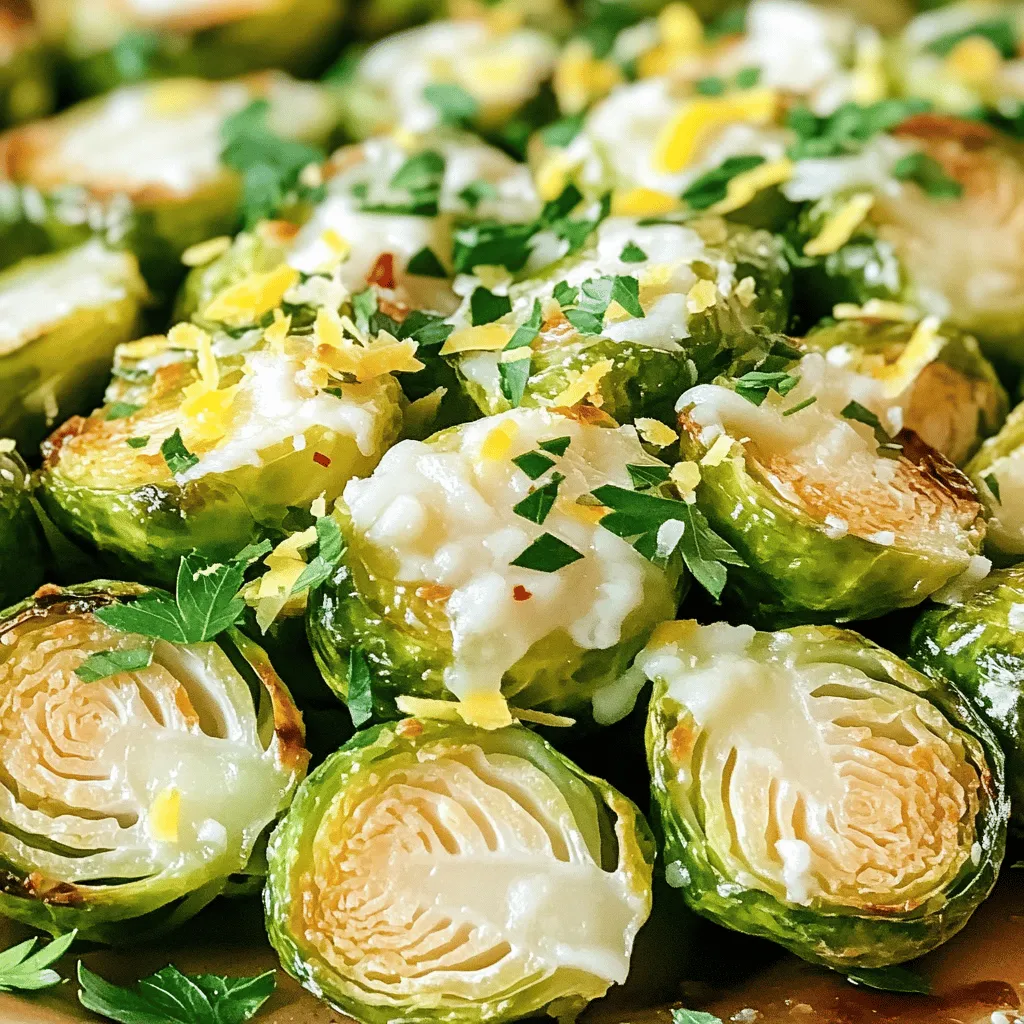 Garlic Parmesan Brussels Sprouts Flavorful Side Dish