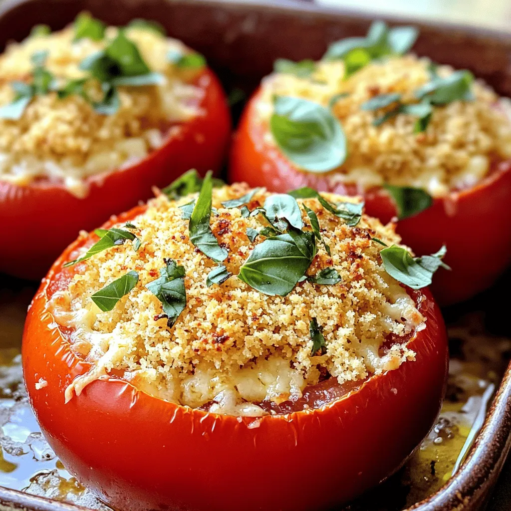 Baked Parmesan Tomatoes Tasty and Simple Recipe