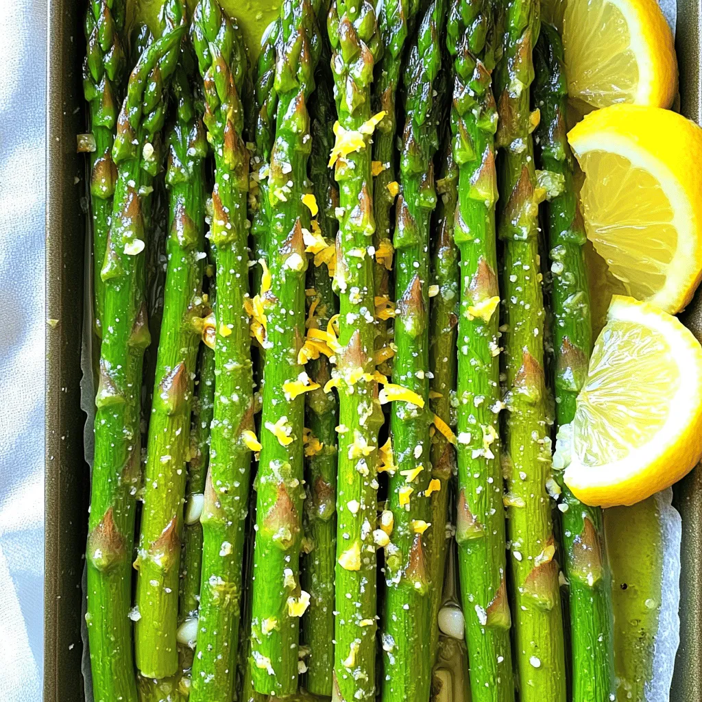 Lemon Garlic Asparagus Flavorful and Easy Recipe
