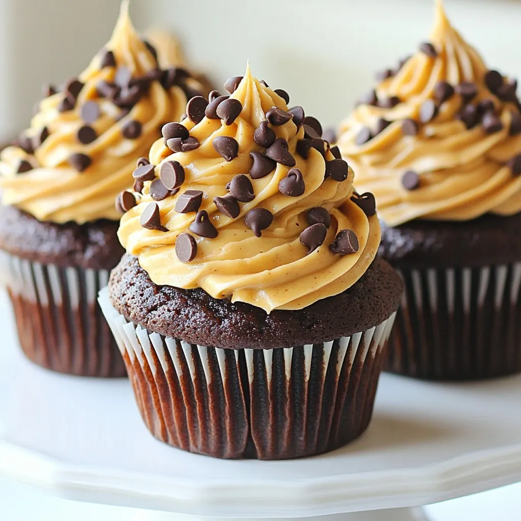 Chocolate Peanut Butter Cupcakes Delightful and Easy