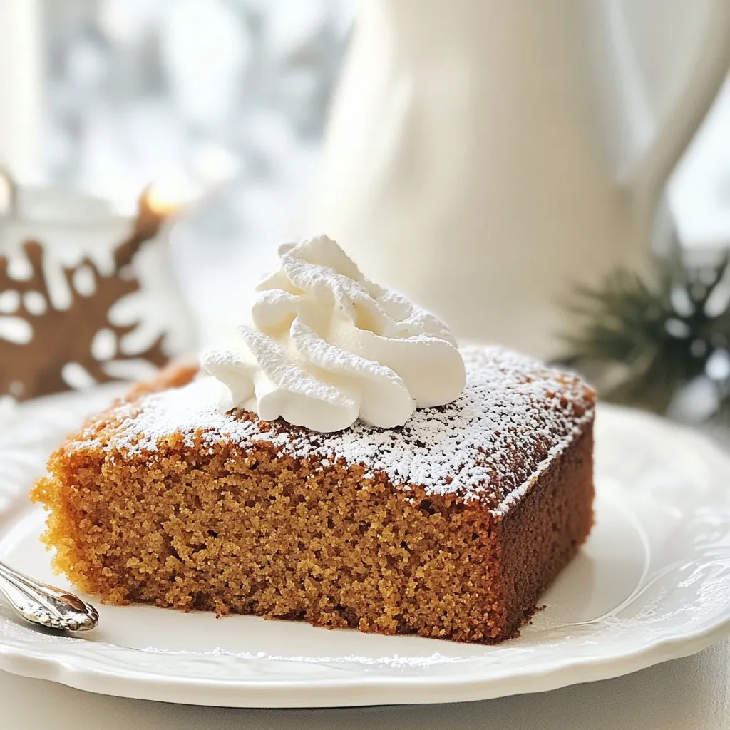 Gingerbread Hot Milk Cake Delightfully Simple Recipe