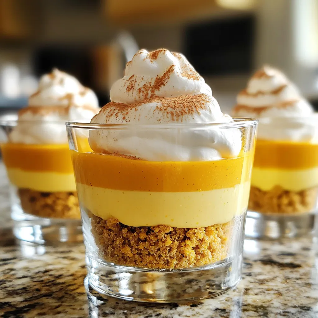 Pumpkin Cheesecake Mousse Cups No Bake Delightful Treat