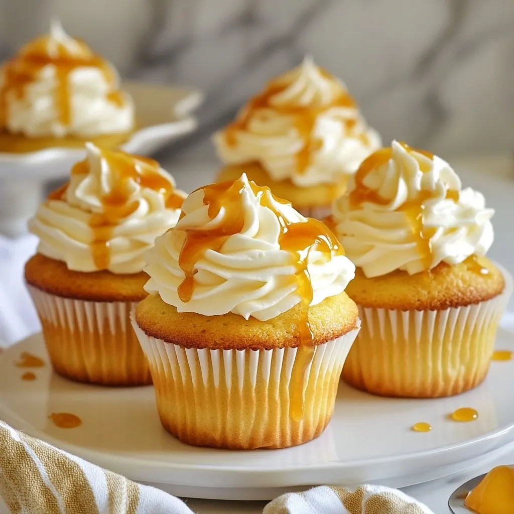 Caramel Macchiato Cupcakes Savory and Sweet Treats