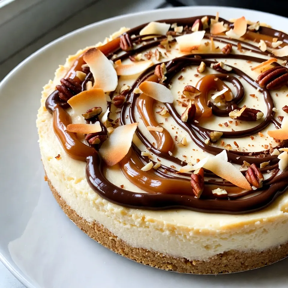 No-Bake Samoa Cheesecake Rich and Creamy Delight