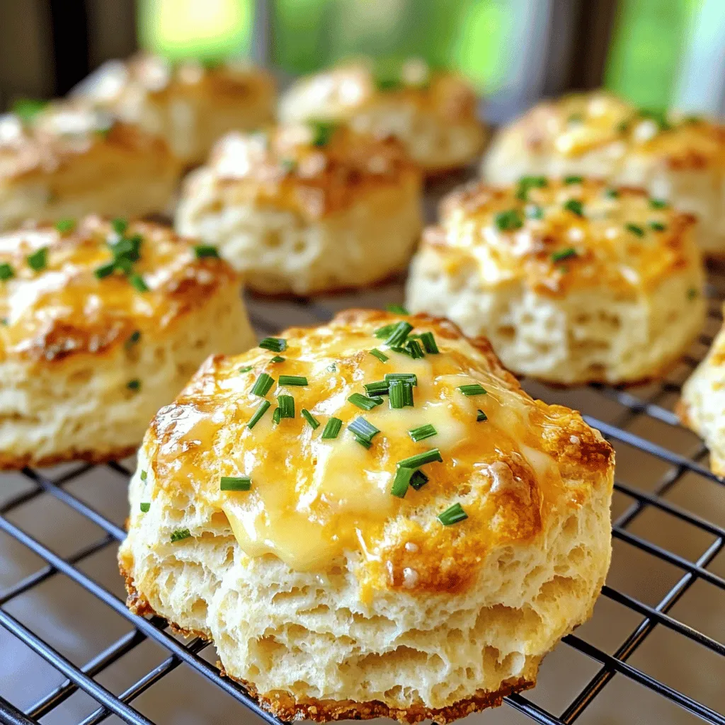 Cheddar Chive Drop Biscuits Flaky and Flavorful Treat