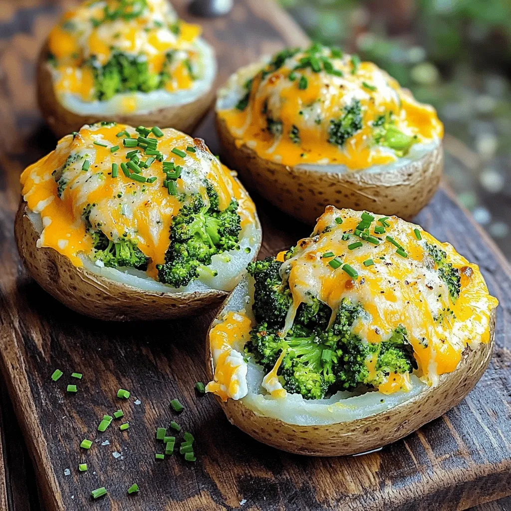 Cheesy Broccoli Stuffed Potatoes Tasty Comfort Dish