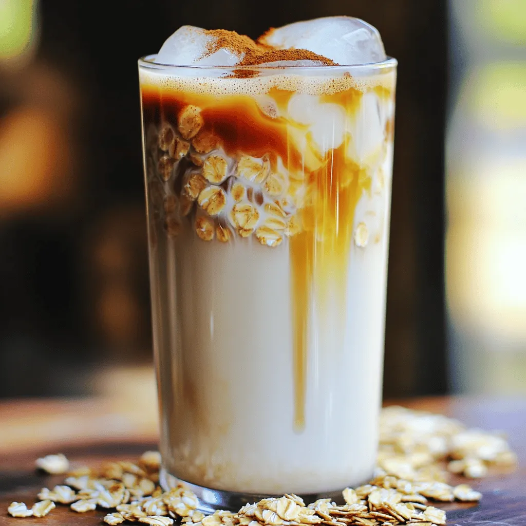 Iced Vanilla Oat Latte Simple and Tasty Refreshment
