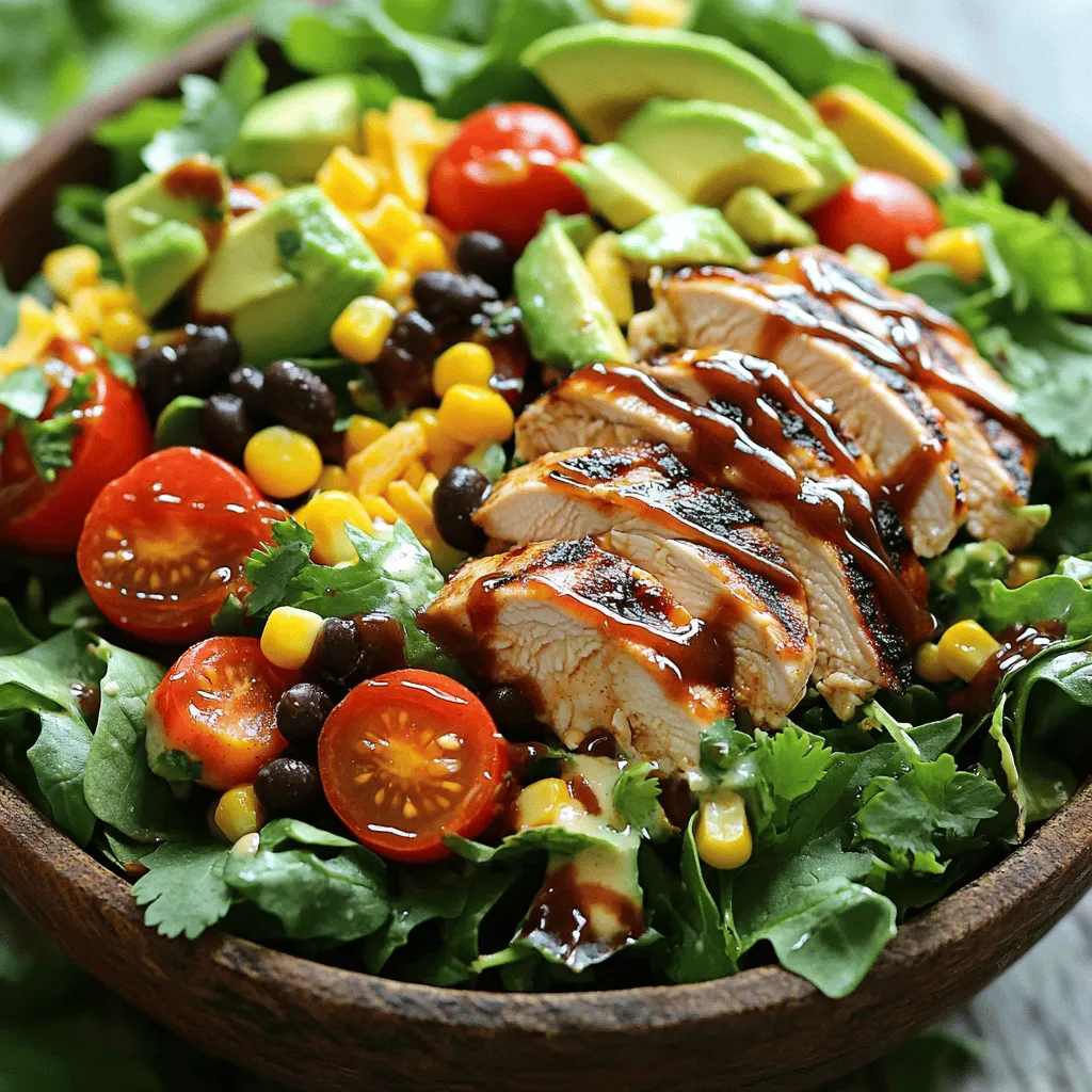 BBQ Ranch Chicken Salad Flavorful and Fresh Meal