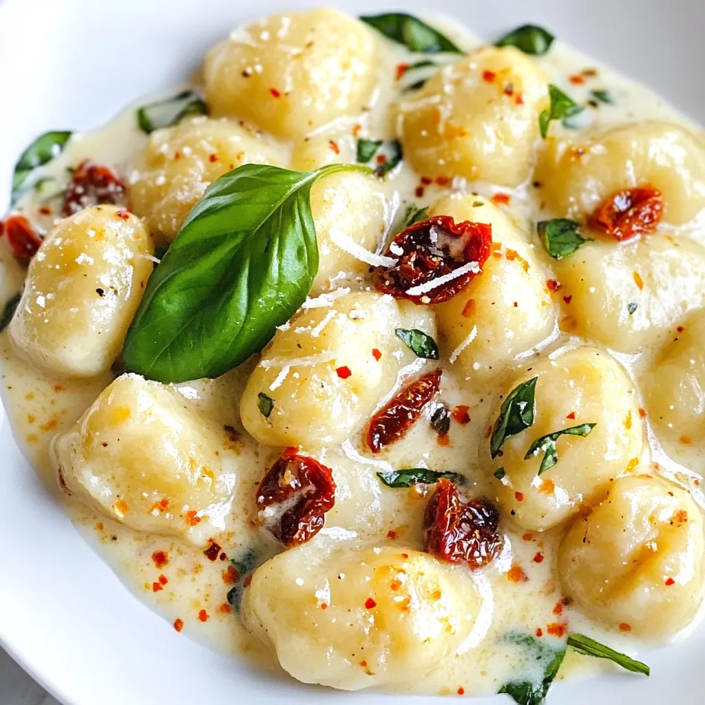 Creamy Sun-Dried Tomato Gnocchi Irresistible Delight