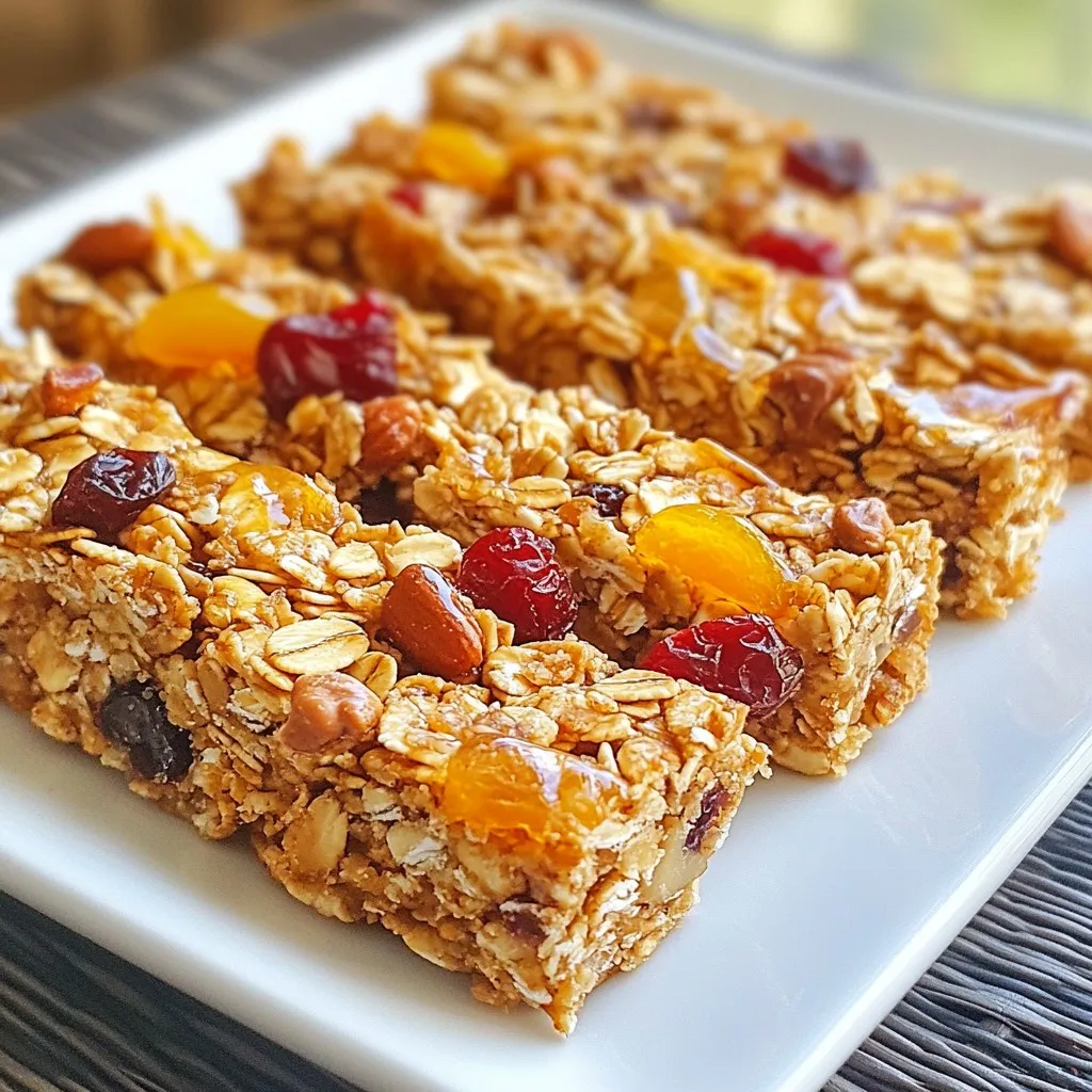 Trail Mix Granola Bars Simple and Tasty Snack