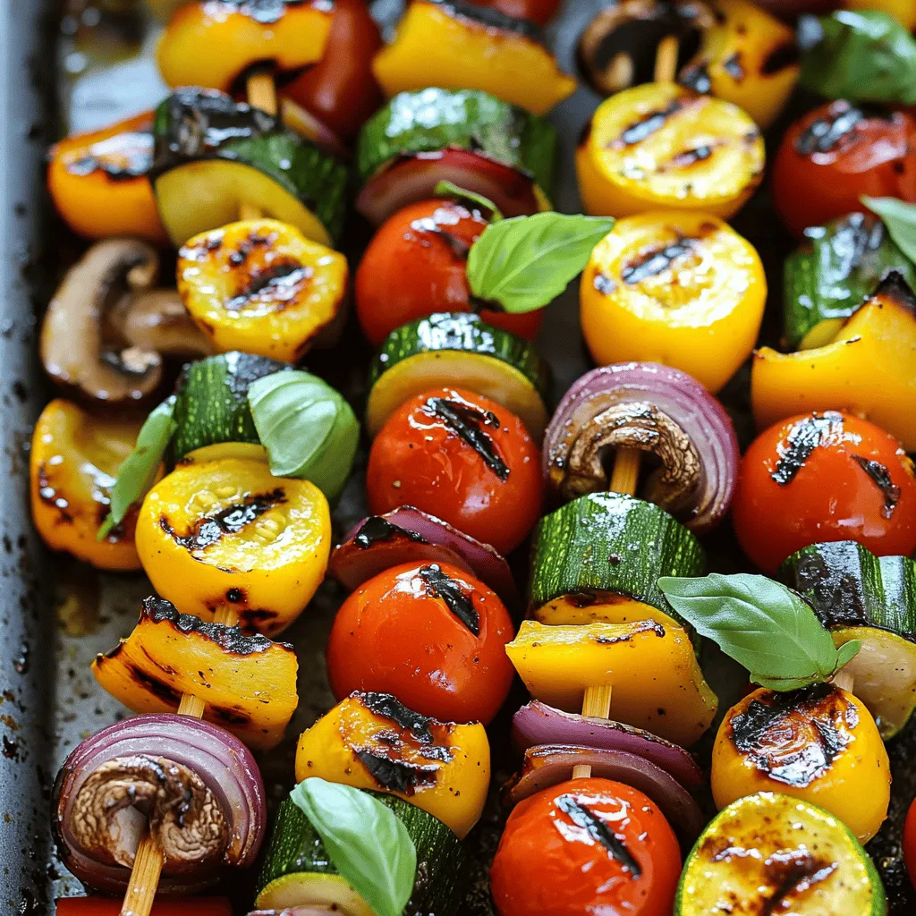 Grilled Vegetable Skewers Tasty and Simple Recipe