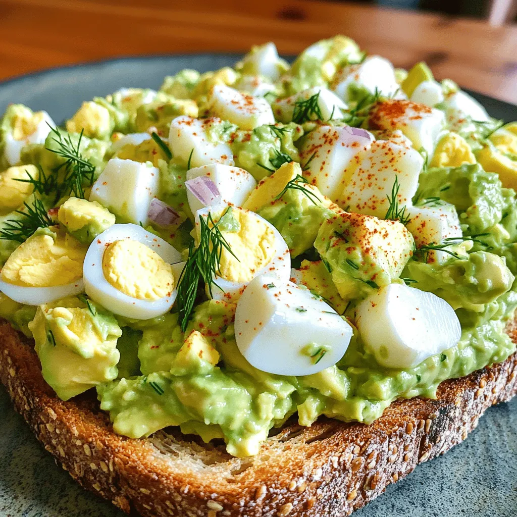 Avocado Egg Salad Easy and Creamy Delight Recipe