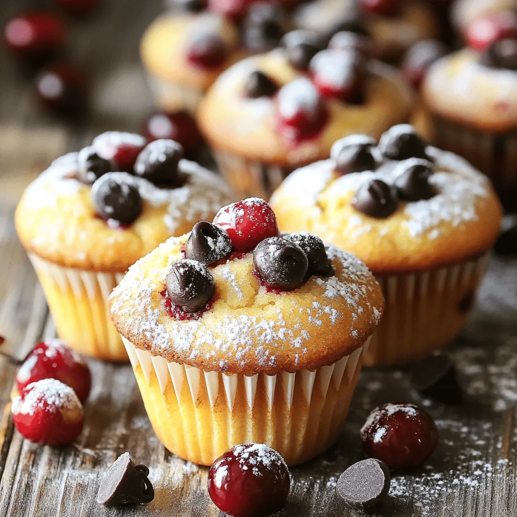 Cherry Chocolate Protein Muffins Healthy and Tasty Snack