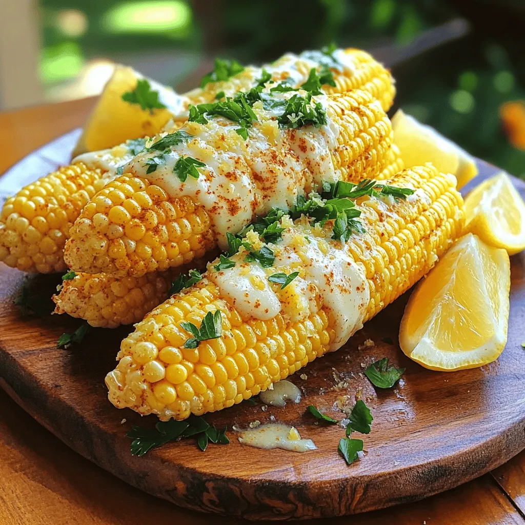 Garlic Parmesan Corn on the Cob Tasty Summer Side