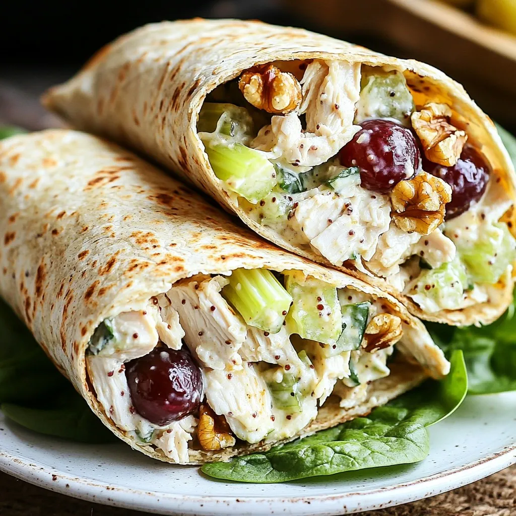 Greek Yogurt Chicken Salad Wraps Easy and Healthy Meal