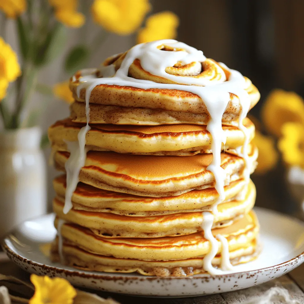 Viral Cinnamon Roll Pancakes Delightfully Sweet Treat