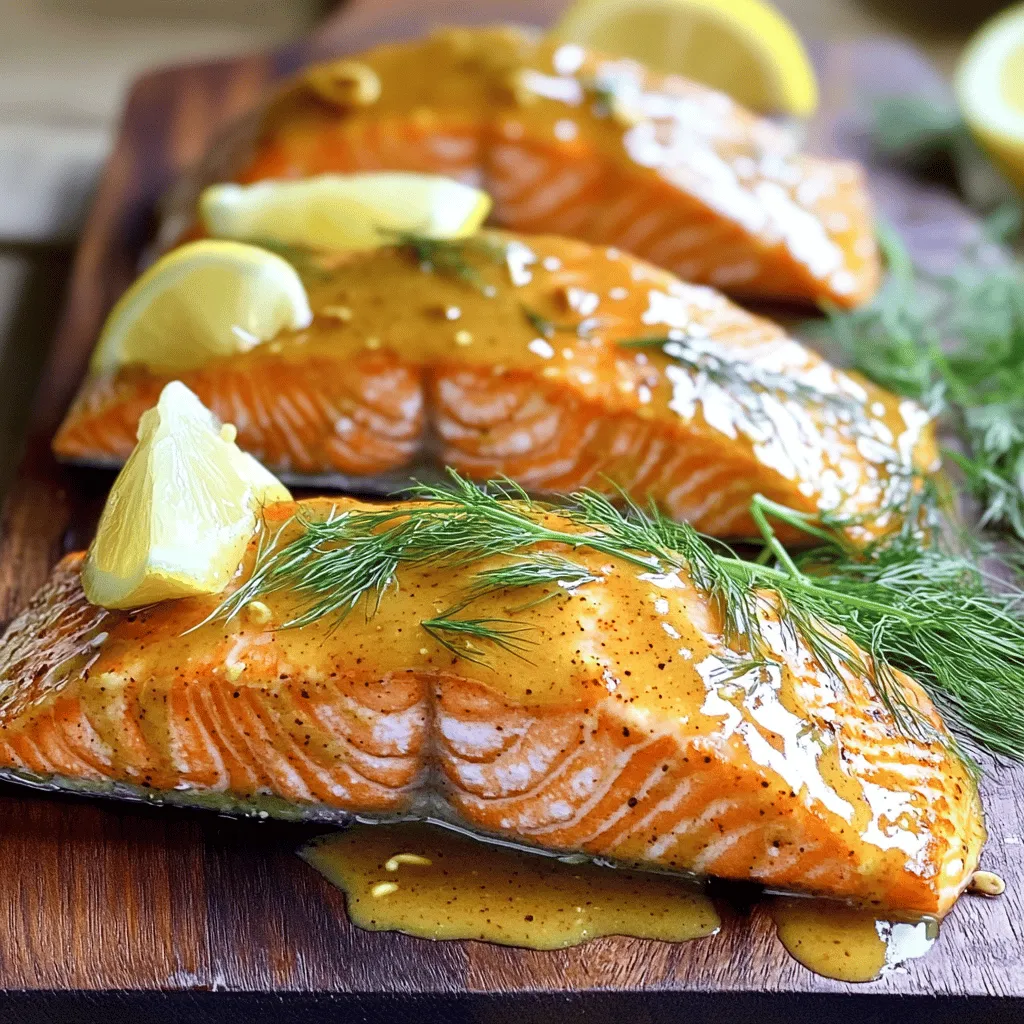 Honey Mustard Glazed Salmon Easy Flavorful Recipe