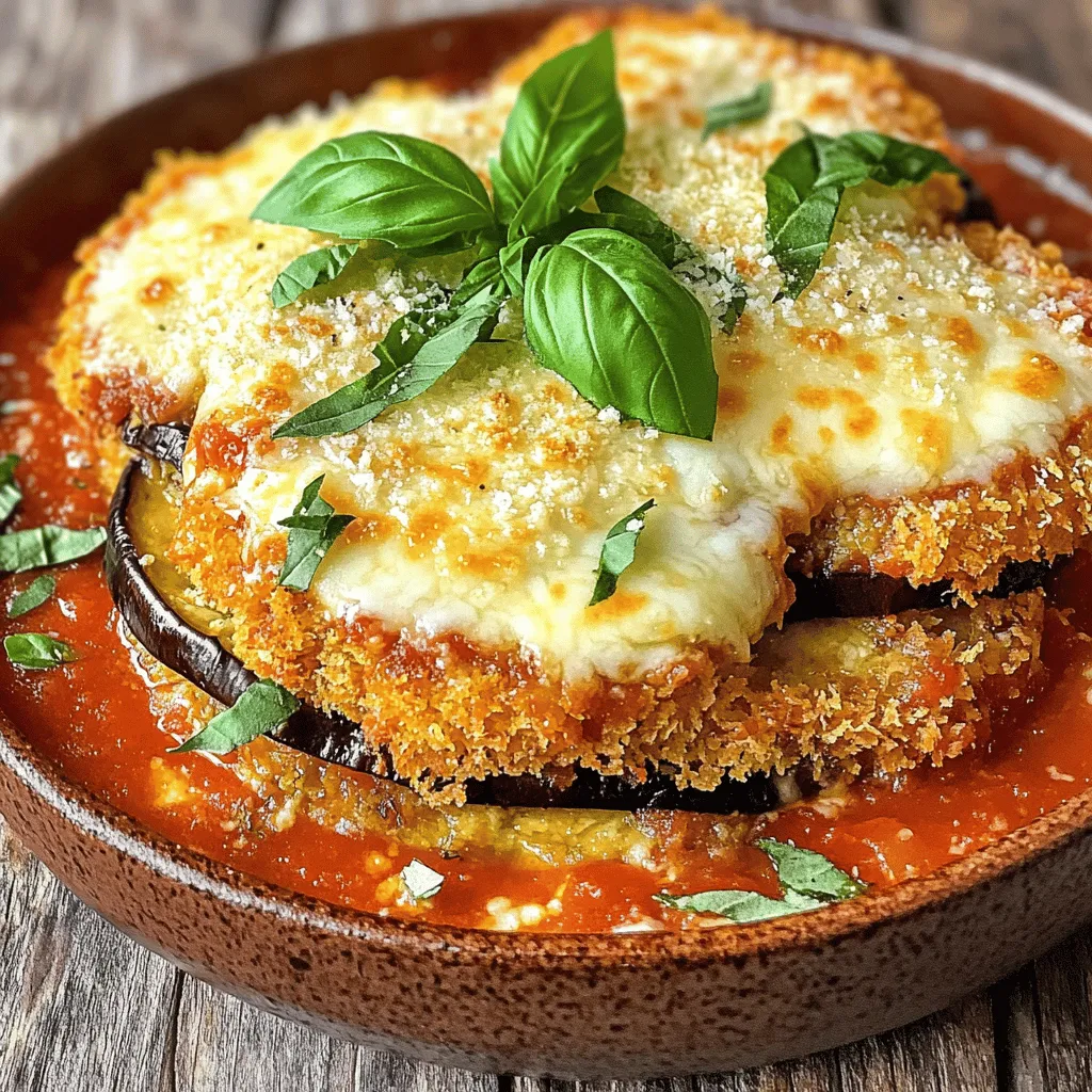 Baked Eggplant Parmesan Flavorful and Easy Recipe