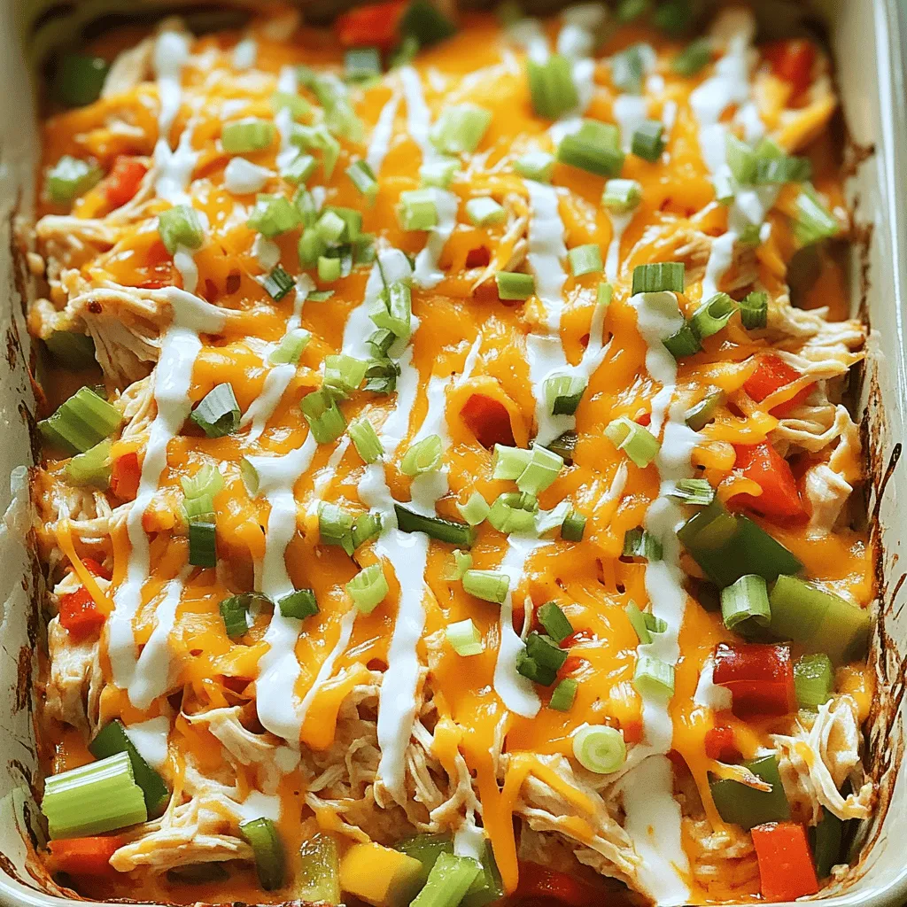 Buffalo Ranch Chicken Casserole Hearty Comfort Meal
