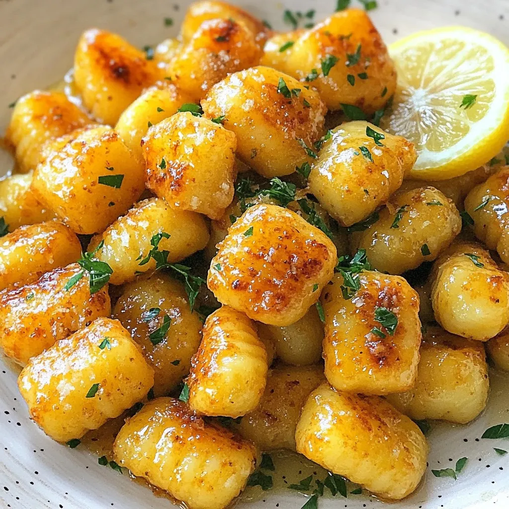 Crispy Garlic Butter Gnocchi Easy and Flavorful Dish