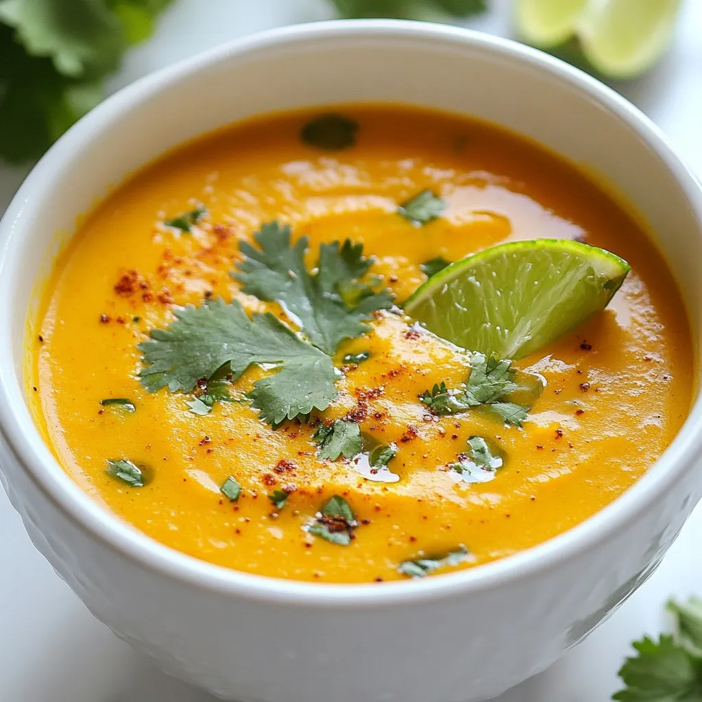 Coconut Curry Sweet Potato Soup Flavor-Packed Delight