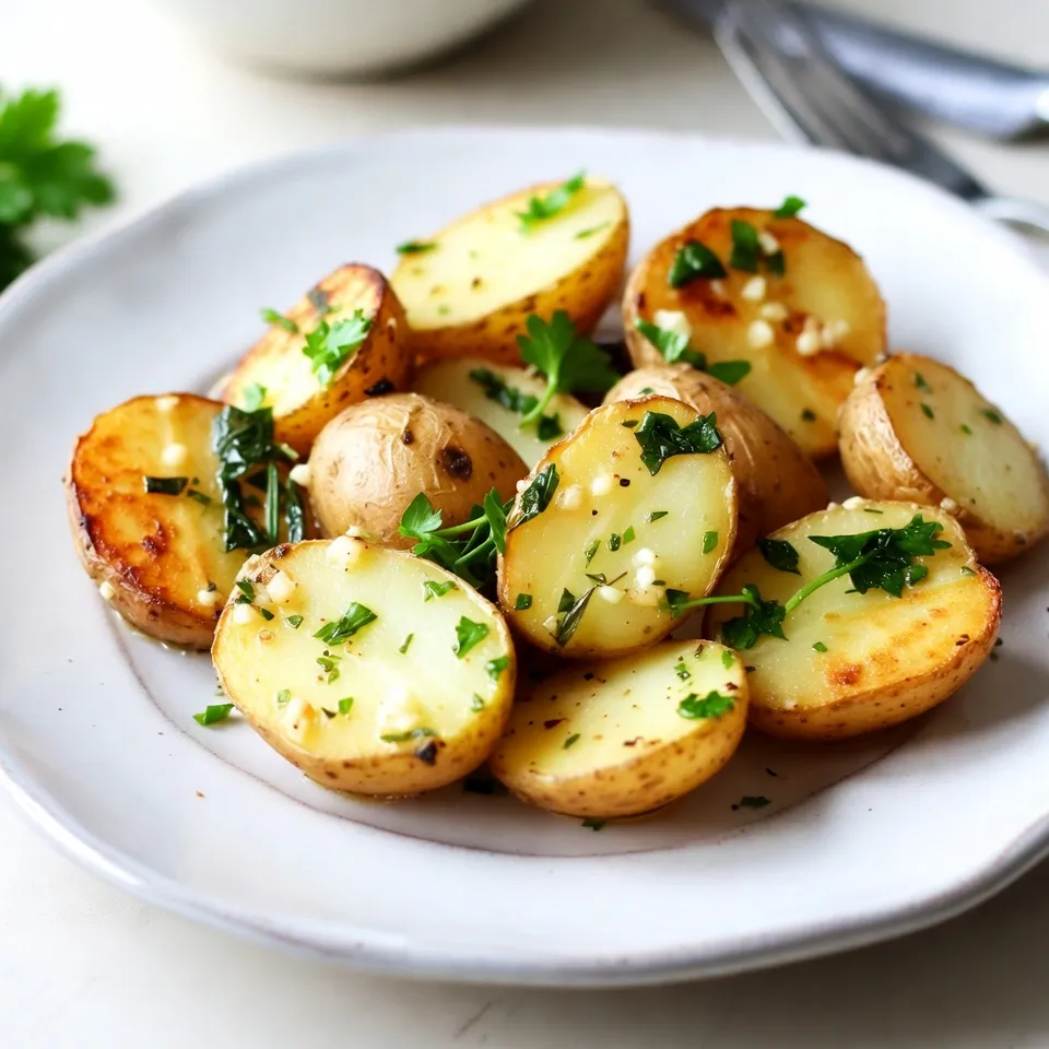 Garlic Herb Butter Roasted Potatoes Easy and Tasty Dish