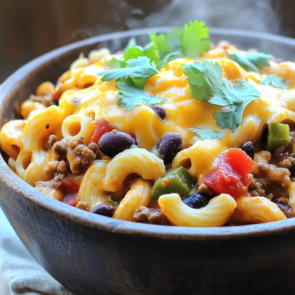 Slow Cooker Chili Mac and Cheese Comfort Dish