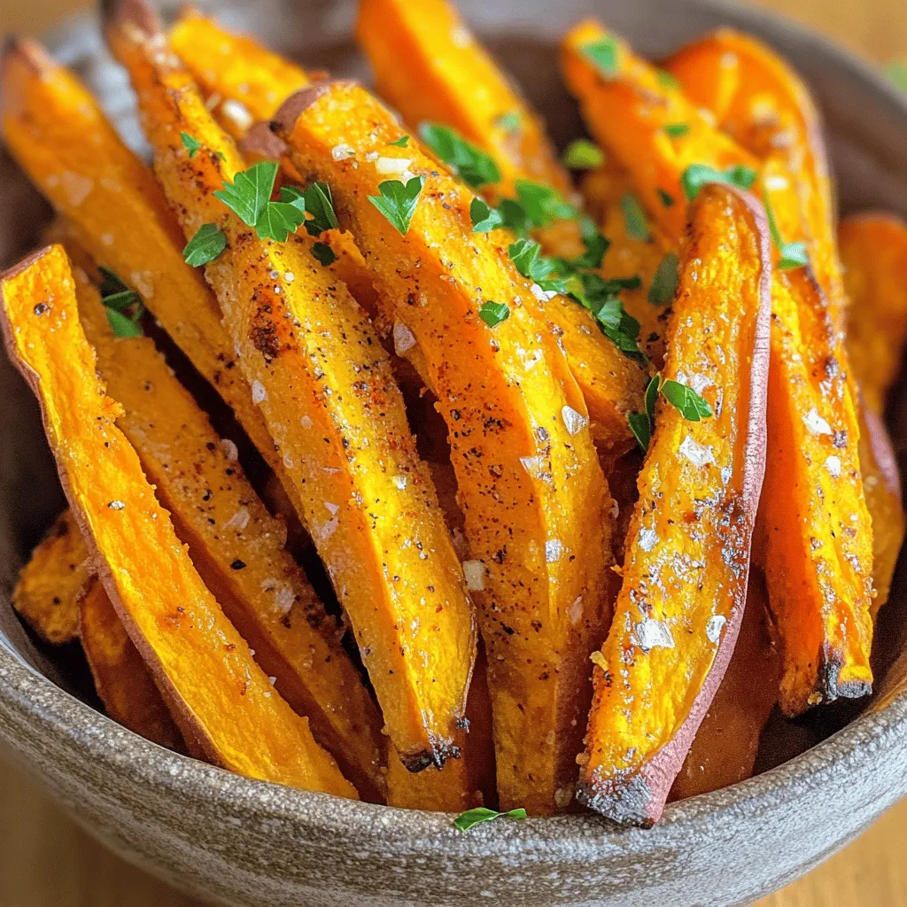 Baked Sweet Potato Fries Crispy and Flavorful Snack