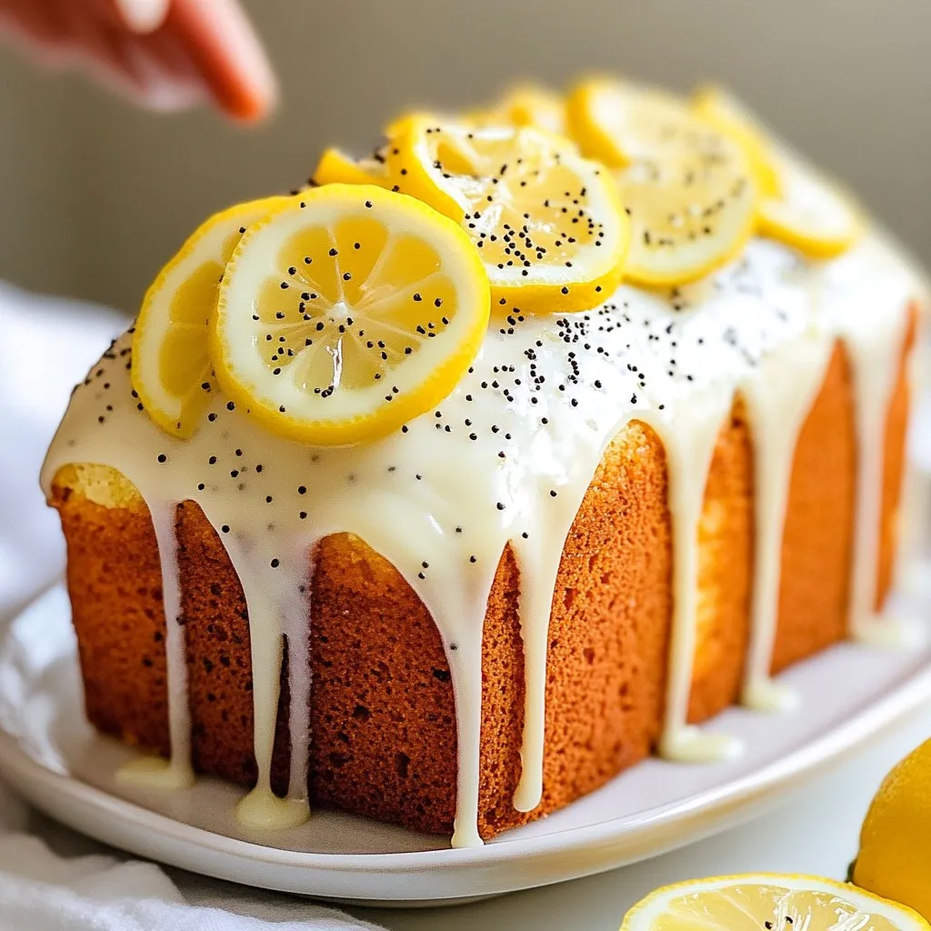 Lemon Poppy Seed Pound Cake Delightful and Easy Recipe