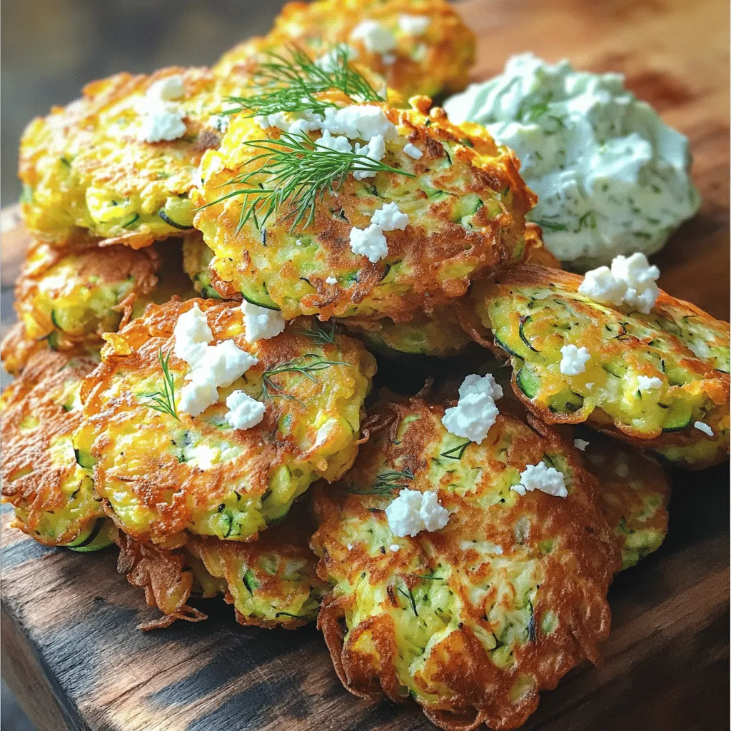 Greek Zucchini Fritters Tasty and Simple Dish