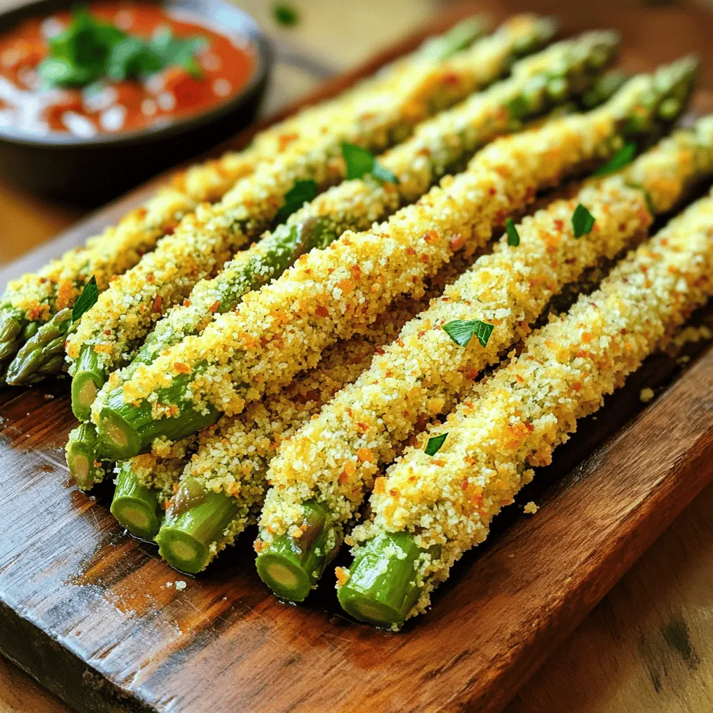 Garlic Parmesan Asparagus Fries Crispy and Flavorful