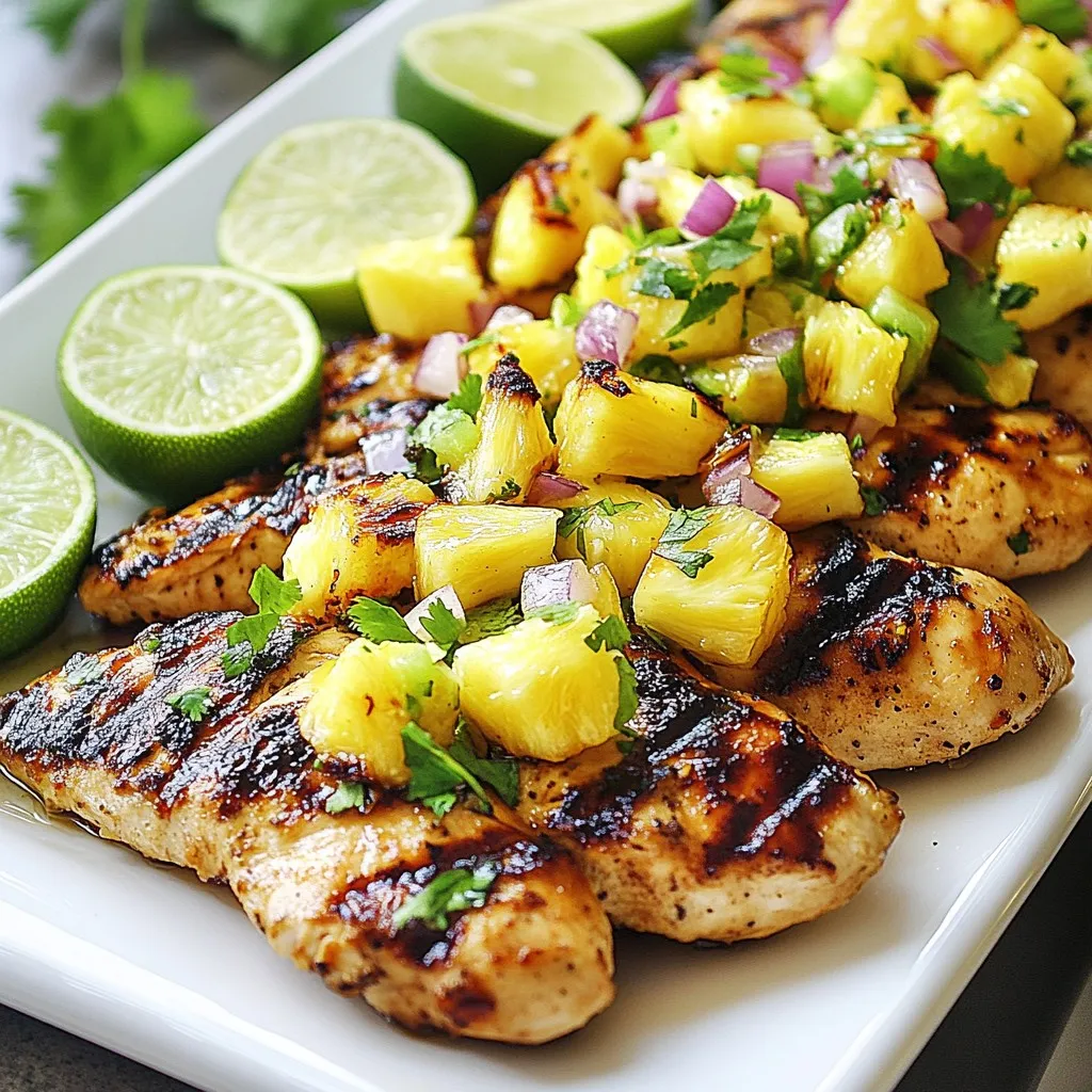 Pineapple Salsa Chicken Fresh and Flavorful Delight