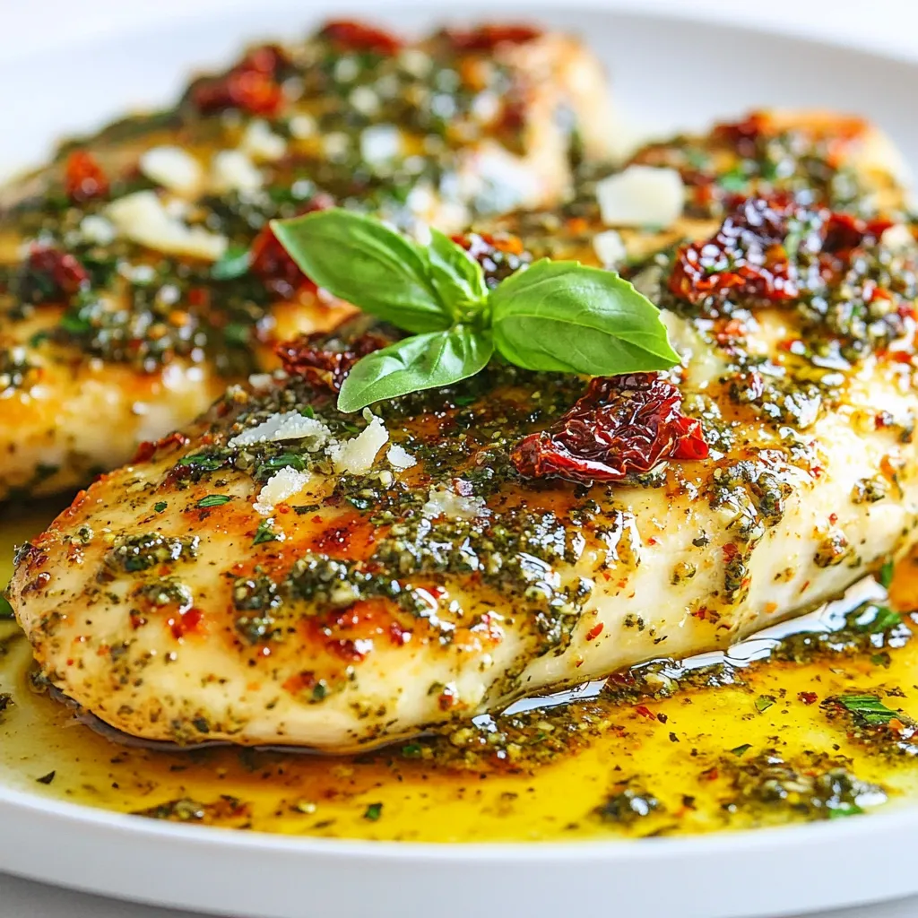 Sun-Dried Tomato Pesto Chicken Flavorful Dinner Idea