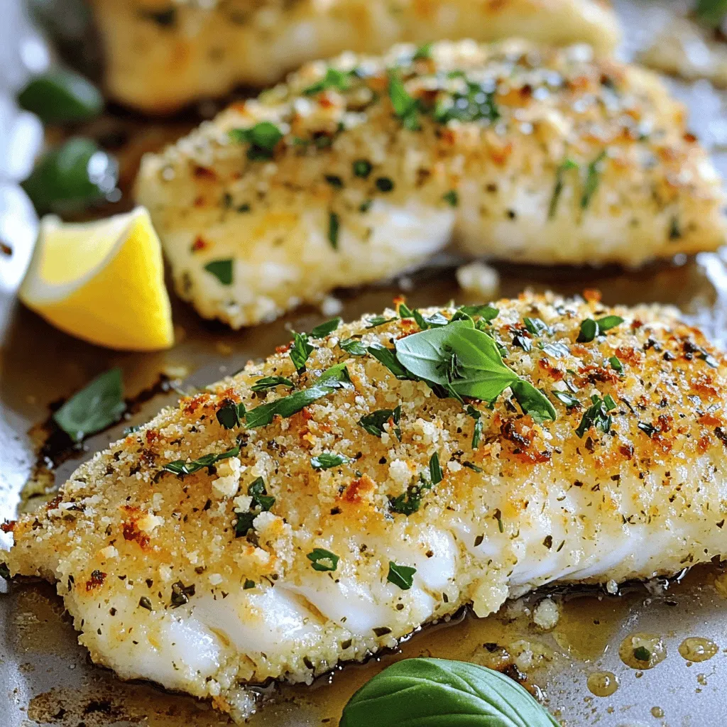 Parmesan Herb Crusted Tilapia Tasty and Simple Dish