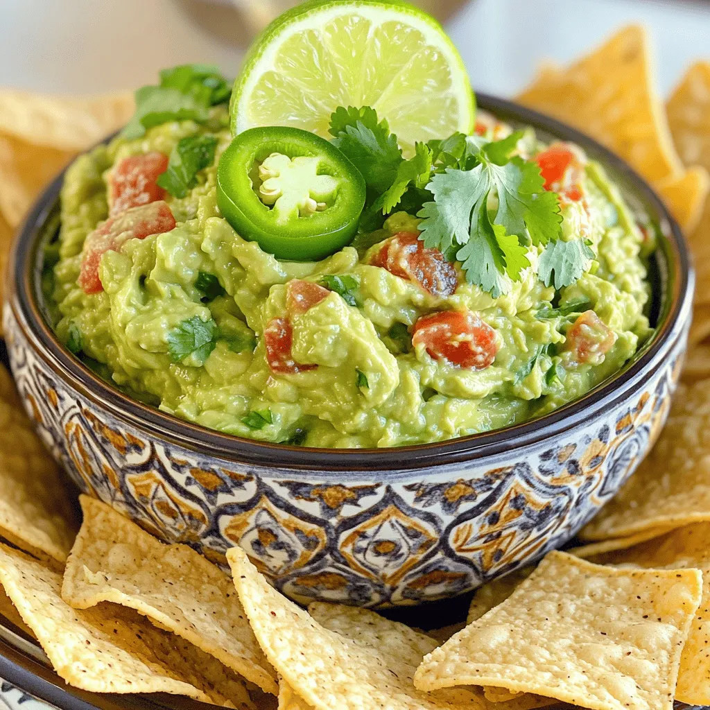 Classic Guacamole Flavorful and Simple Recipe