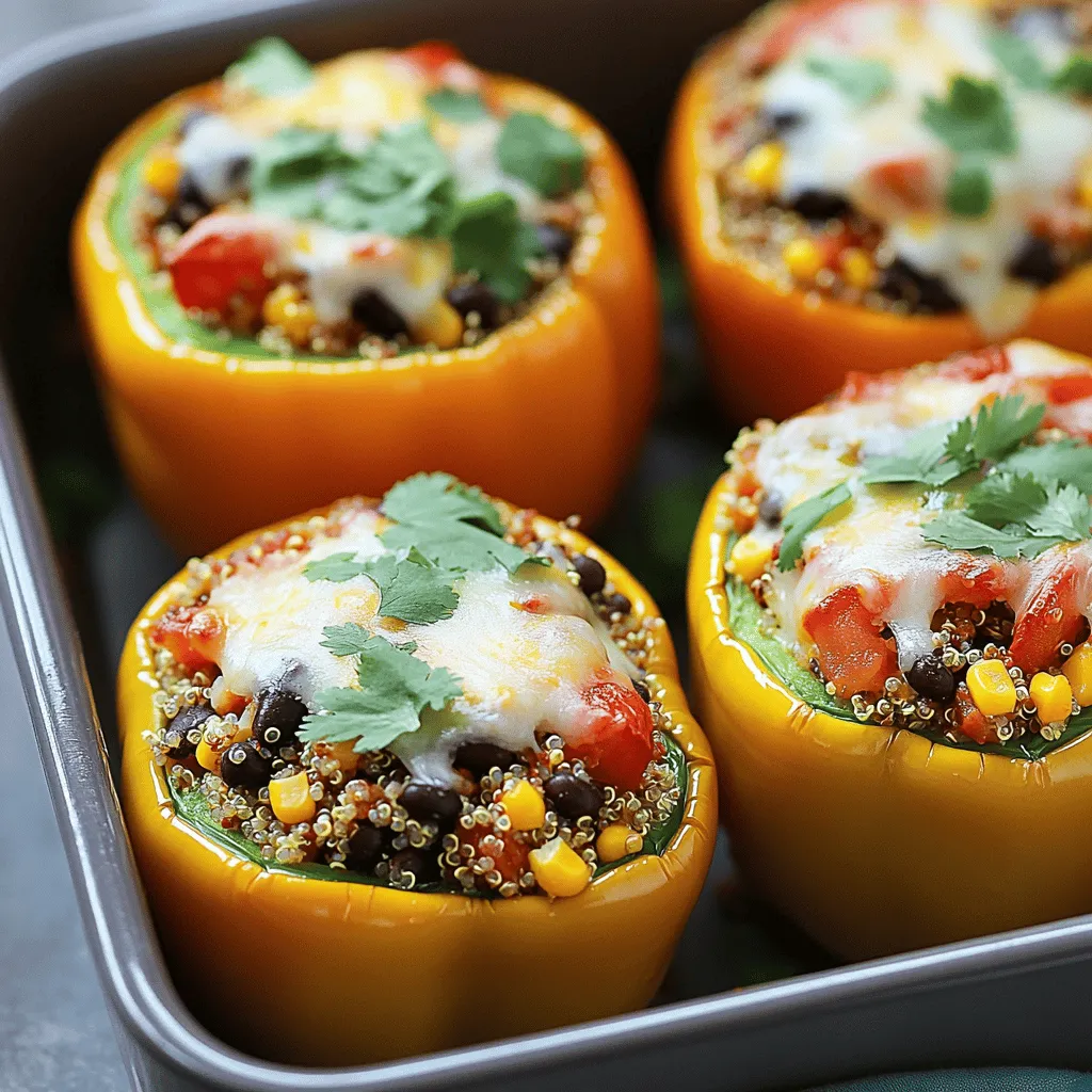 Quinoa Stuffed Bell Peppers Flavorful and Nutritious Meal
