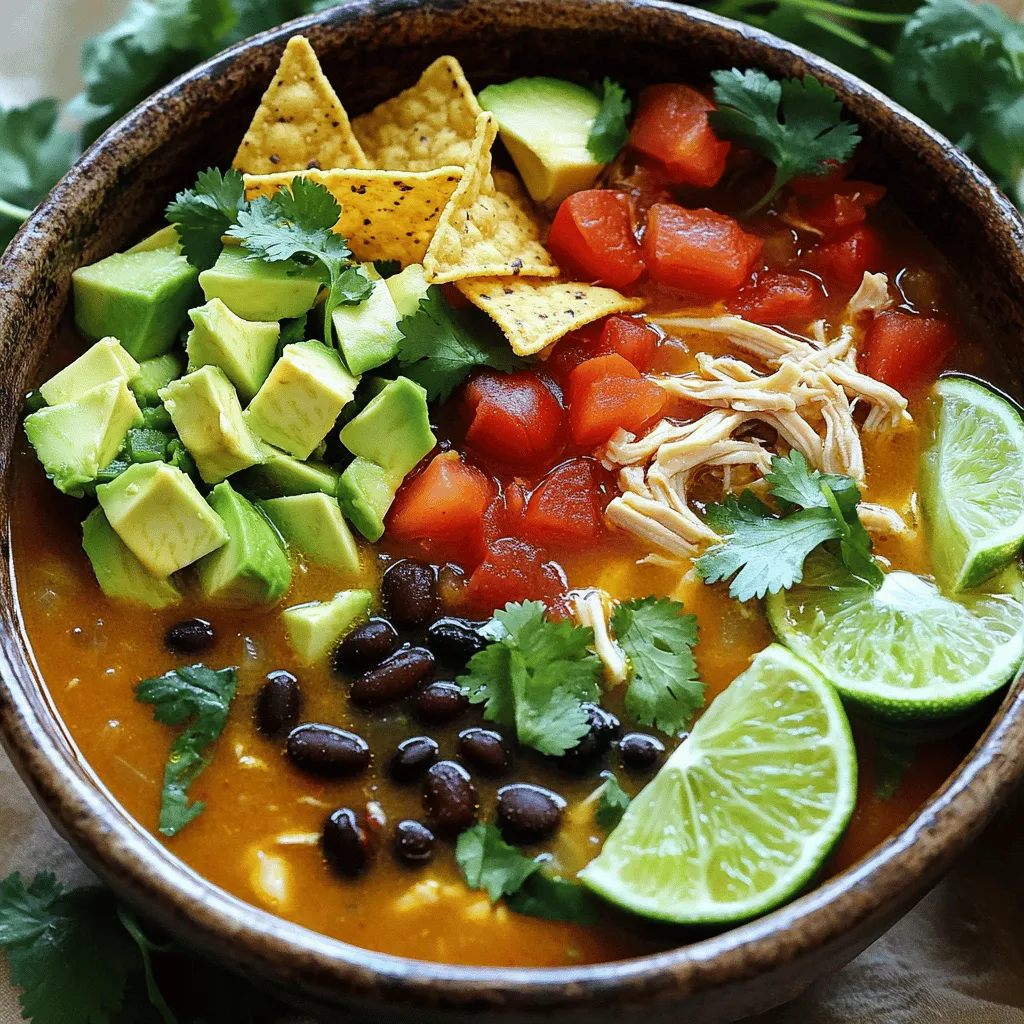 Easy Chicken Tortilla Soup Quick and Flavorful Meal