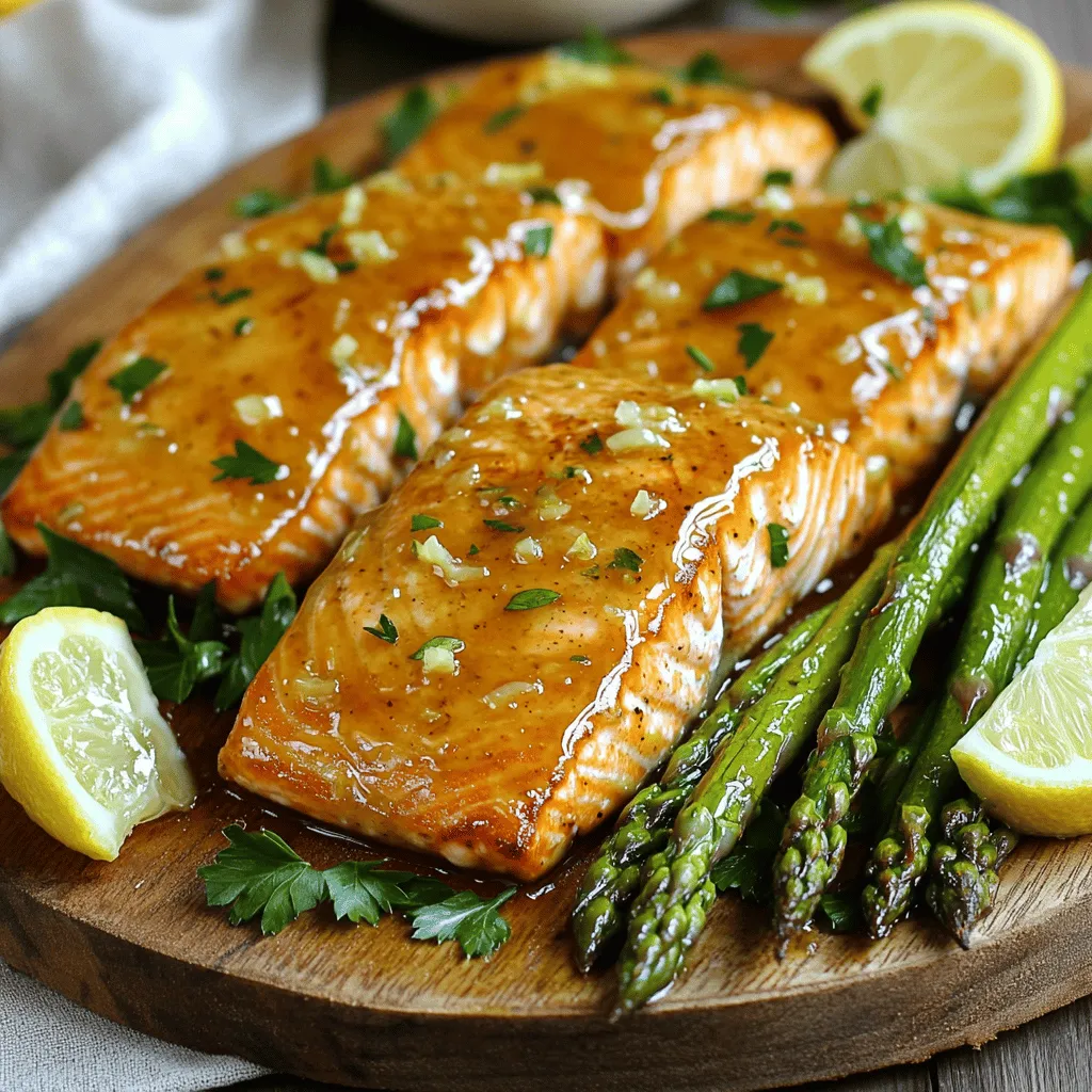 Honey Garlic Salmon Asparagus Sheet Pan Delight